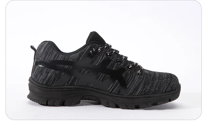 Men's Safety Shoes, Anti-Smash and Anti-Stab, Lightweight and Breathable Protective Shoes for Construction Site Work