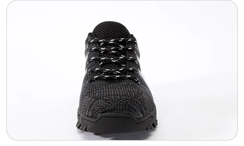 Men's Safety Shoes, Anti-Smash and Anti-Stab, Lightweight and Breathable Protective Shoes for Construction Site Work